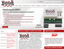 Tablet Screenshot of digitrax.com
